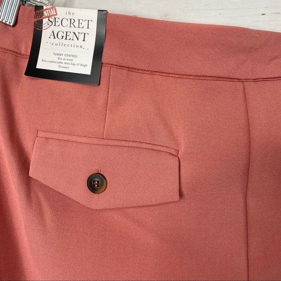 NWT Roz & Ali Trouser Stretch Tummy Control Pink - Picture 4 of 6